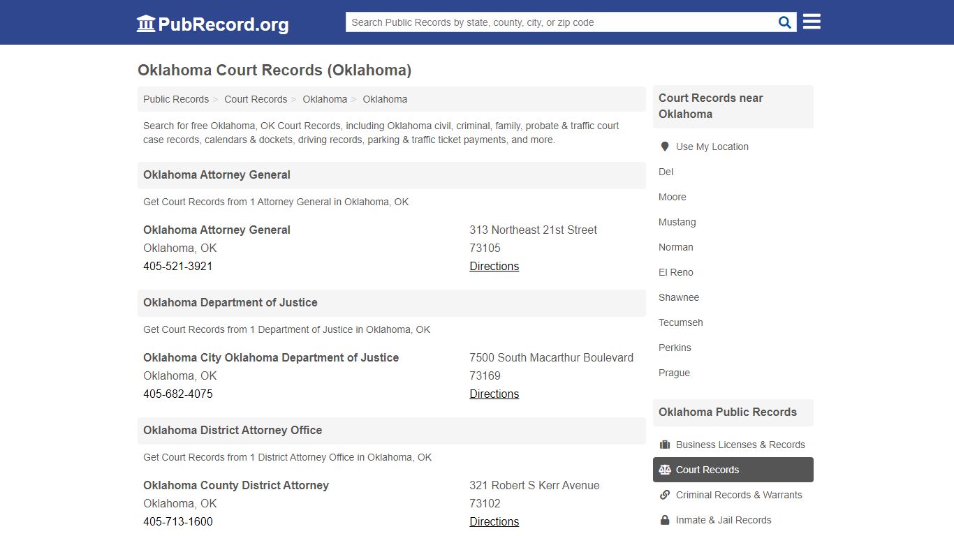 Free Oklahoma Court Records (Oklahoma Court Records)